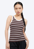 Stripes Sleeveless Bra Top