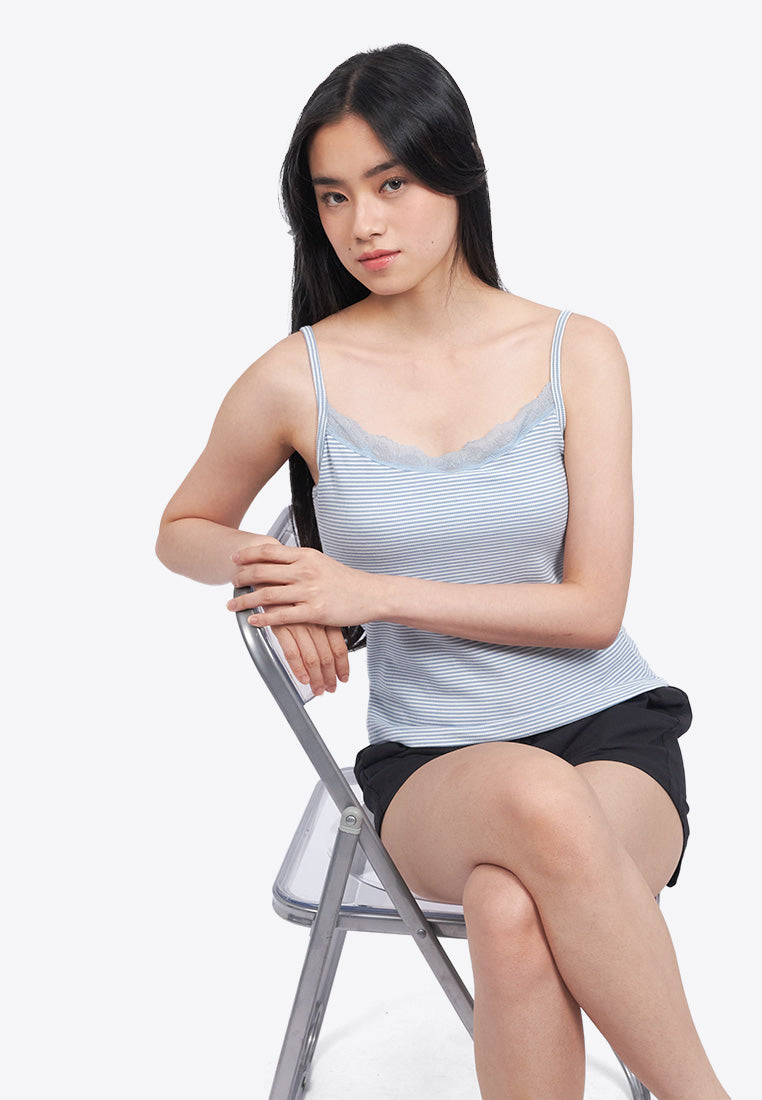 Striped Cami Bra Top