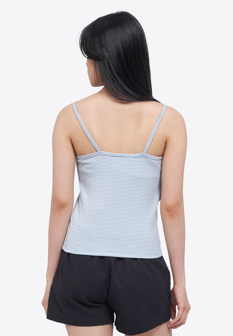 Striped Cami Bra Top