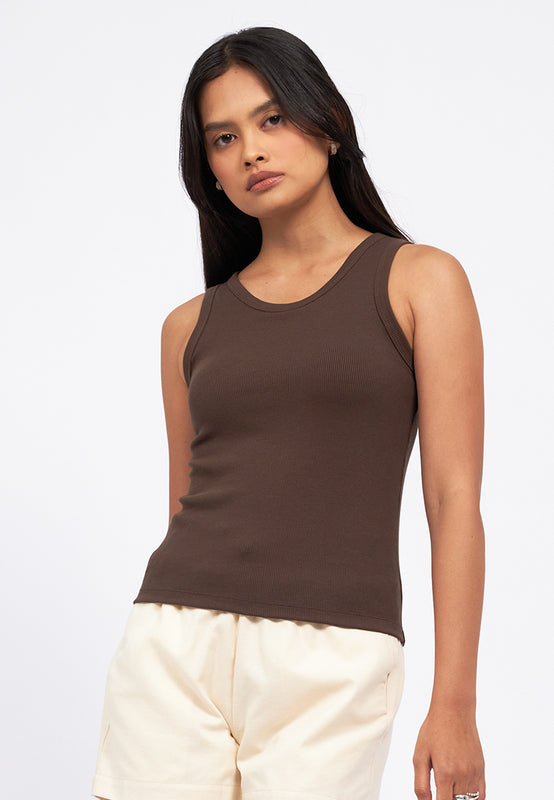 Fitted Tanktop with Bra Pads