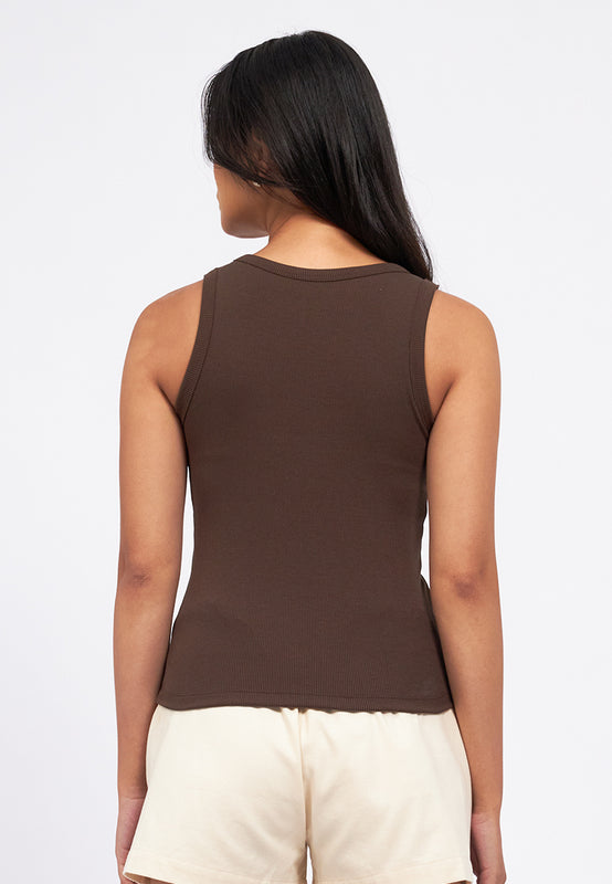 Fitted Tanktop with Bra Pads