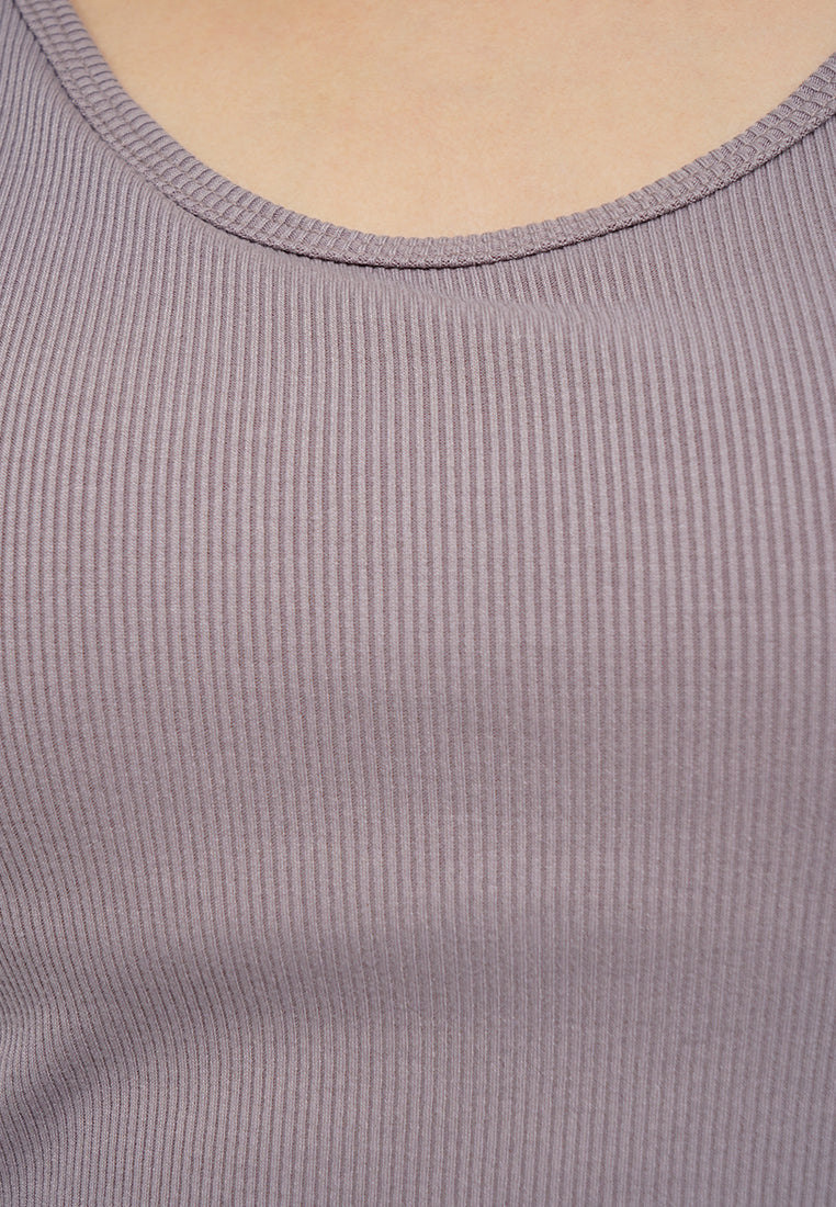 Sleeveless Textured Bra Top