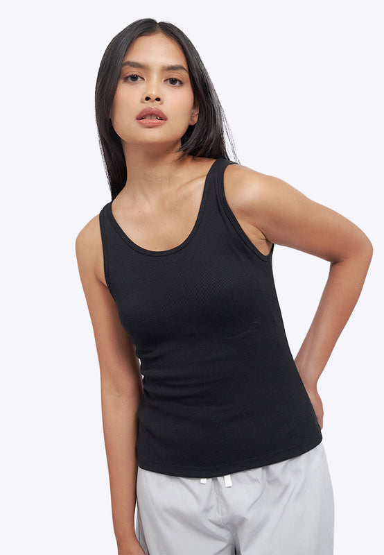 Round Neck Fitted Bra Top