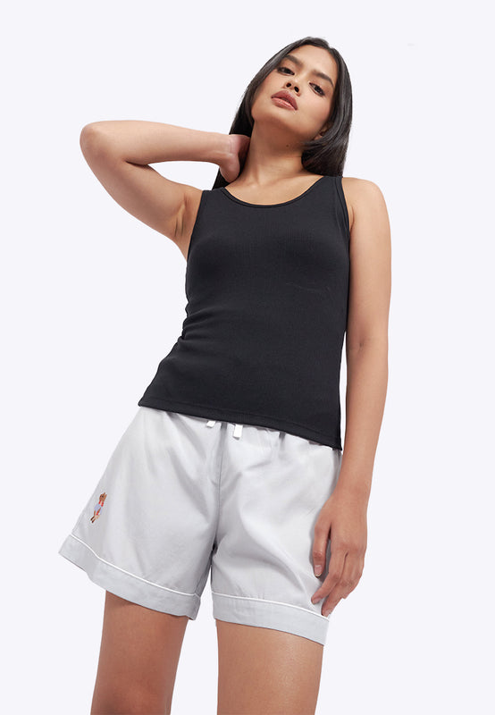 Round Neck Fitted Bra Top