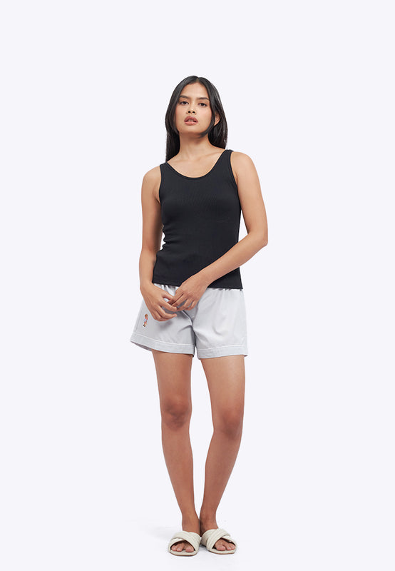 Round Neck Fitted Bra Top