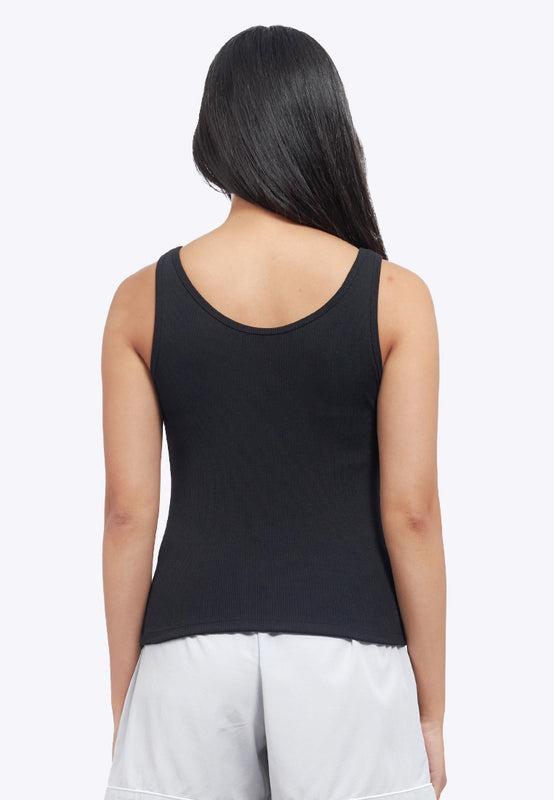 Round Neck Fitted Bra Top