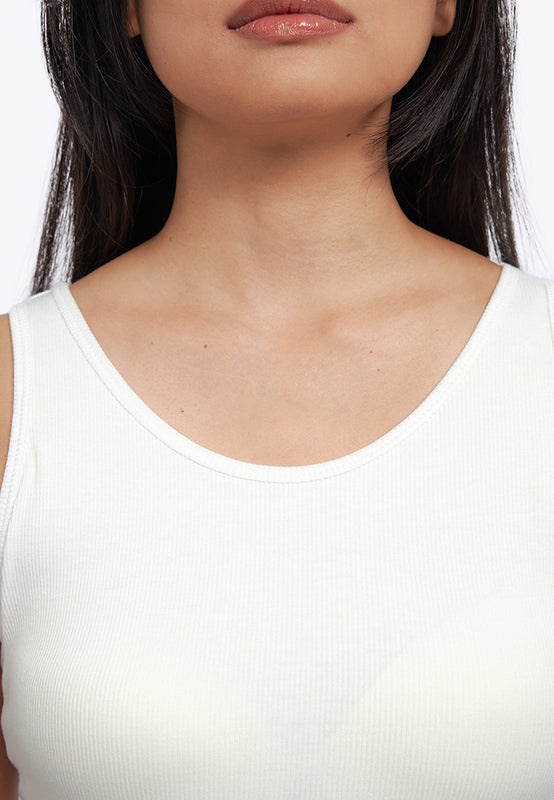 Round Neck Fitted Bra Top