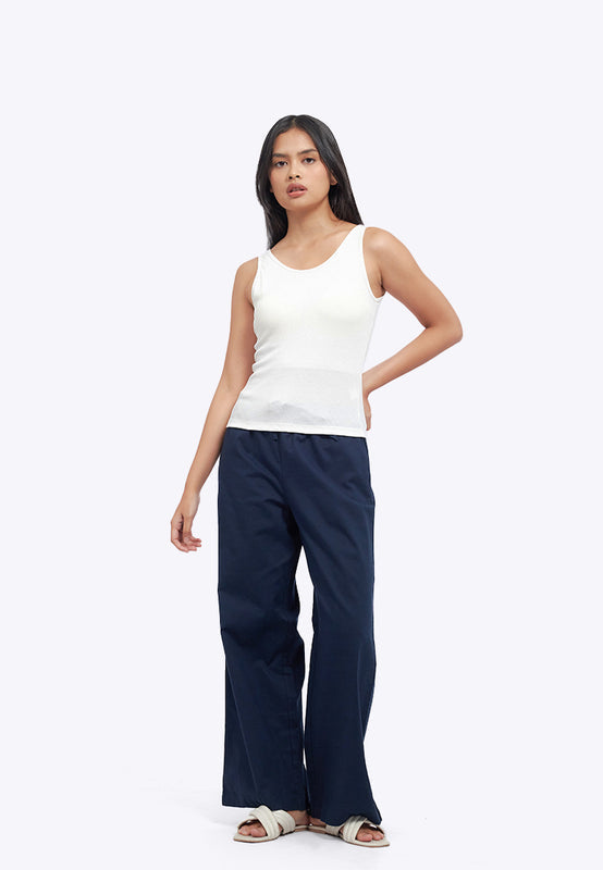 Round Neck Fitted Bra Top