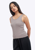 Round Neck Fitted Bra Top