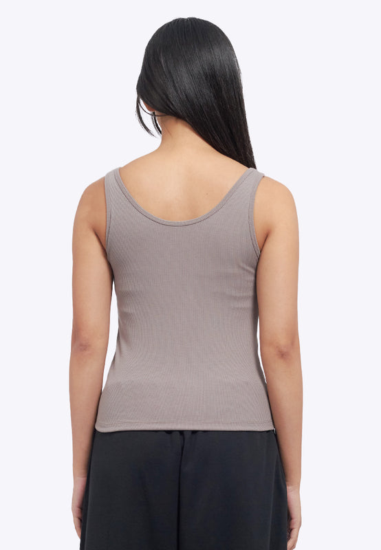 Round Neck Fitted Bra Top