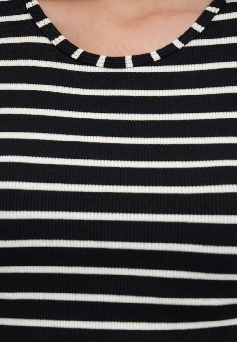 Stripes Sleeveless Bra Top