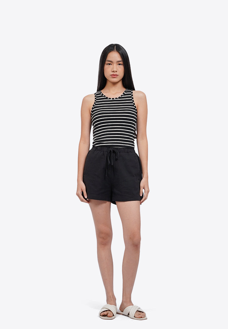 Stripes Sleeveless Bra Top