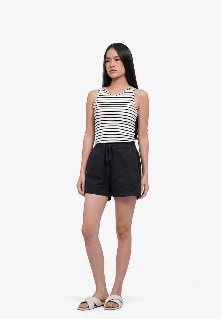 Stripes Sleeveless Bra Top