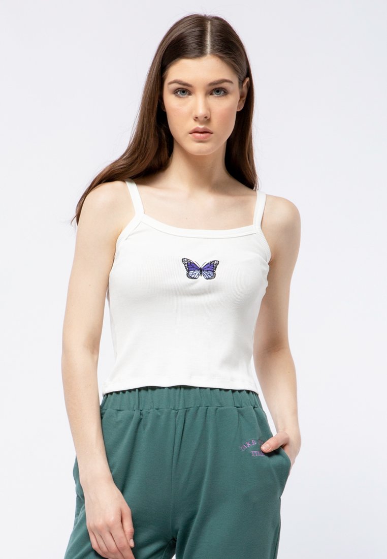 Strappy Rib Tank Top