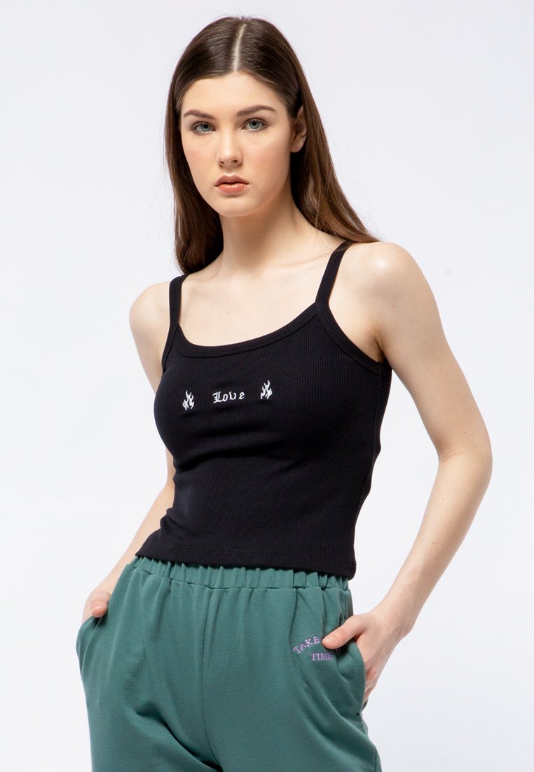Strappy Rib Tank Top