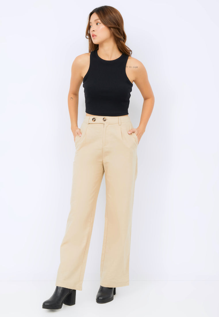 Sleeveless Rib Top
