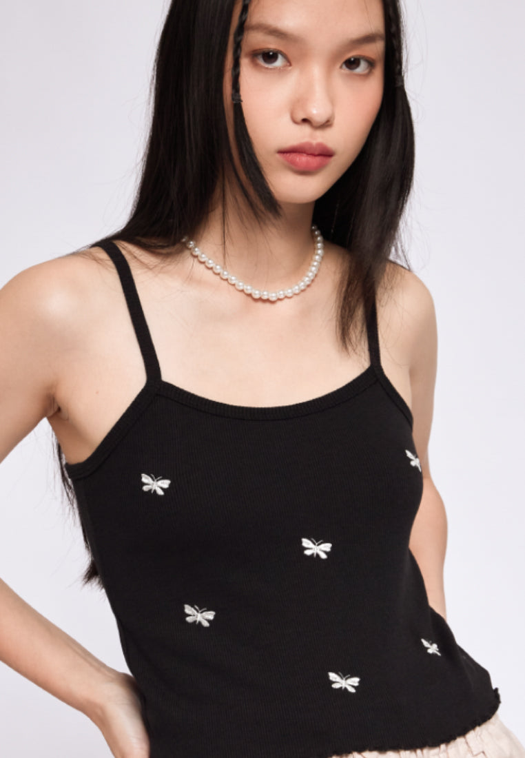 Embroidered Tank Top