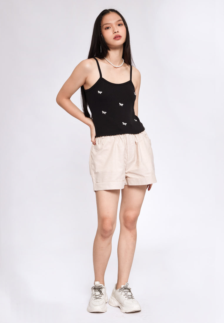 Embroidered Tank Top