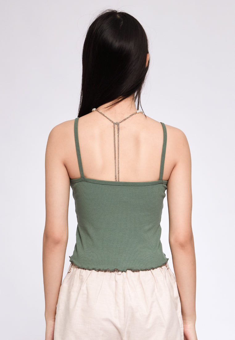 Embroidered Tank Top