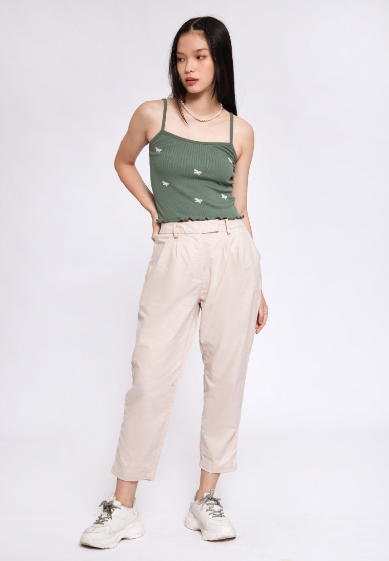 Embroidered Tank Top
