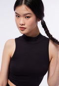 High Neck Sleeveless Top