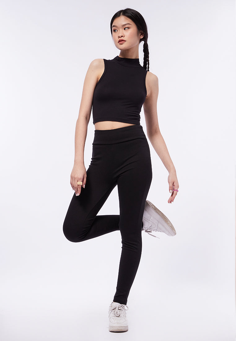 High Neck Sleeveless Top
