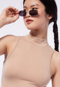 High Neck Sleeveless Top