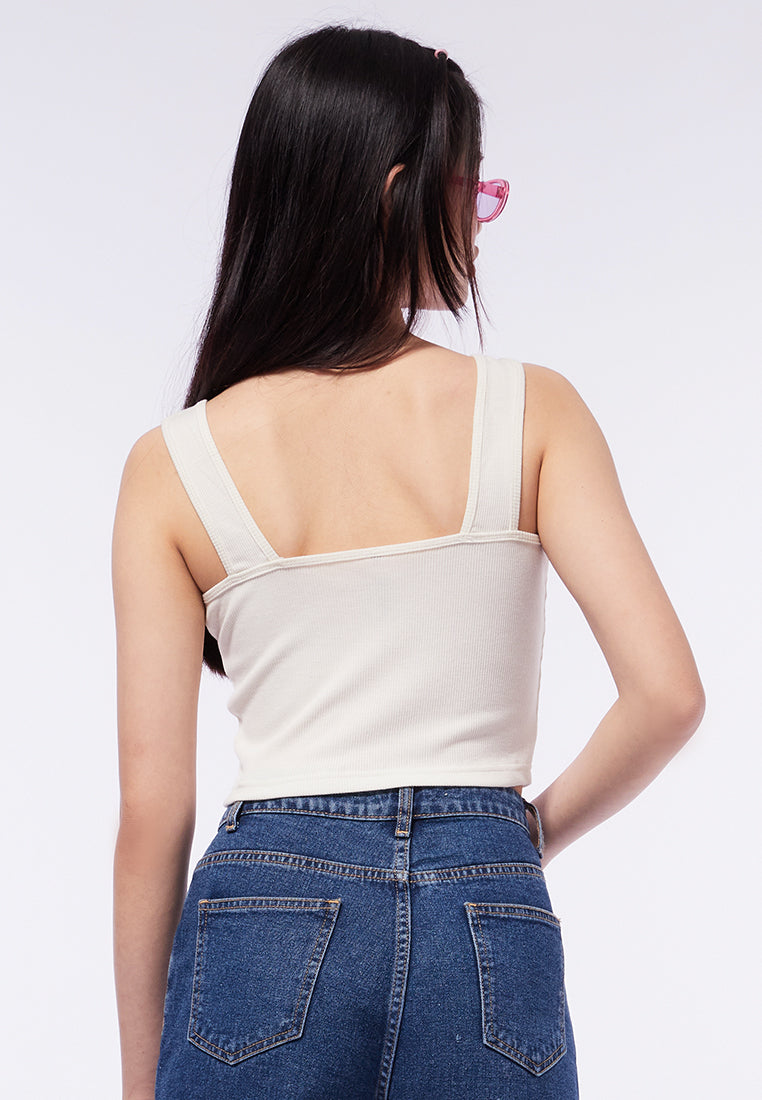 Crop Textured Tank Top