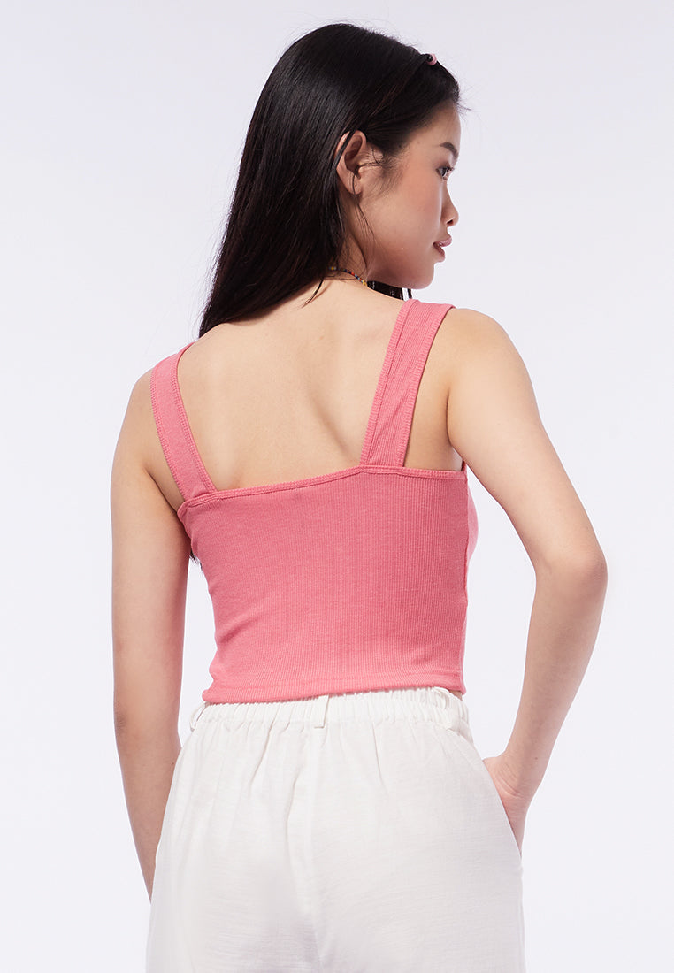 Crop Textured Tank Top
