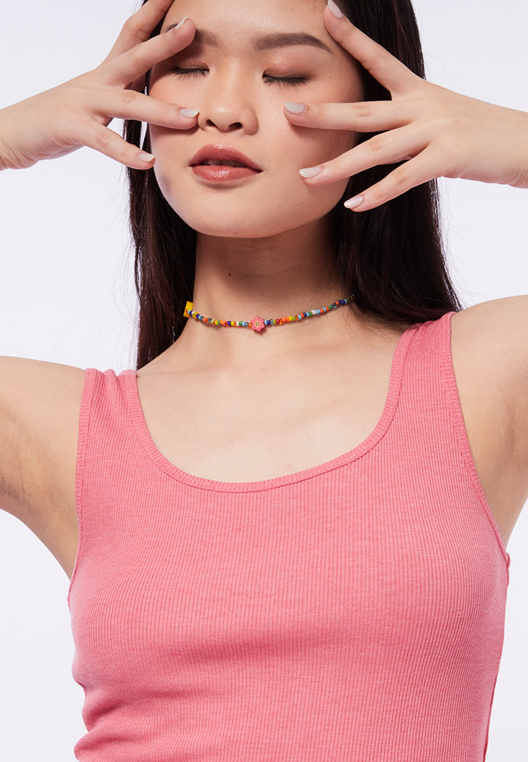 Crop Textured Tank Top