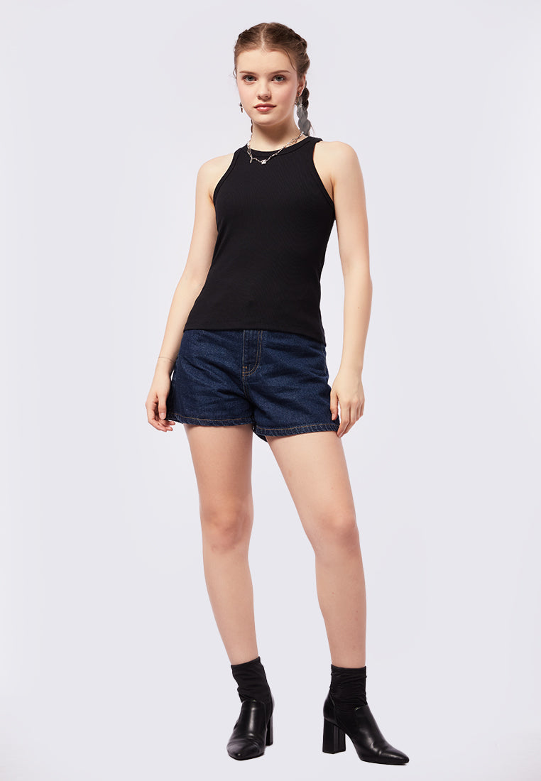 Racer Front Fitted Tank Top