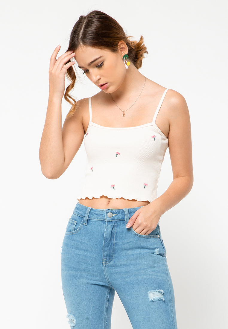 Embroidery Tank Top