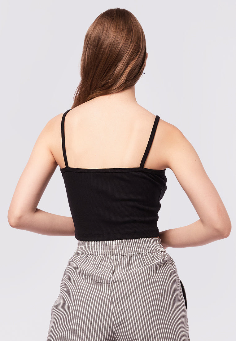 Basic Strappy Crop Top
