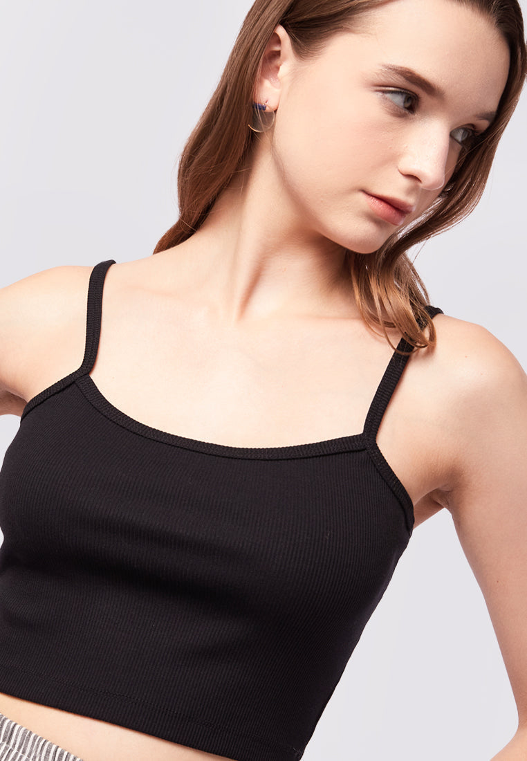 Basic Strappy Crop Top