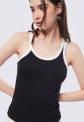 Contrast Rib Tanktop