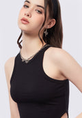Curved Hem Crop Tanktop