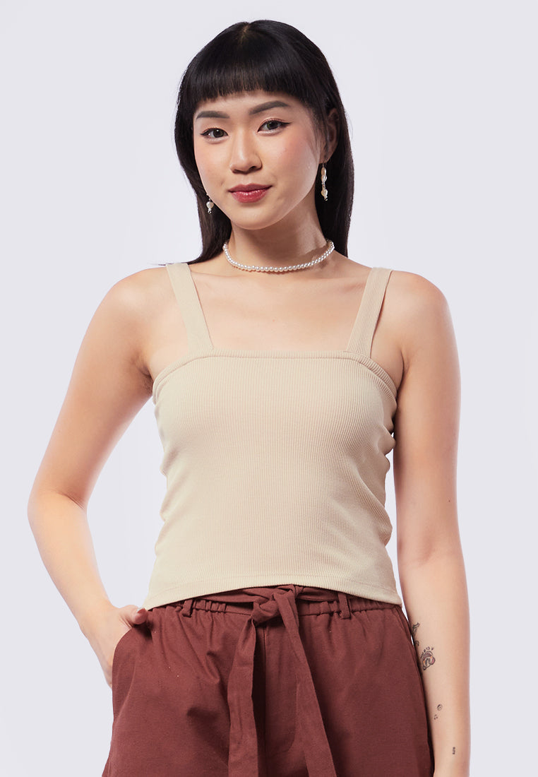 Square Neck Rib Tanktop