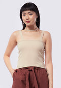 Square Neck Rib Tanktop