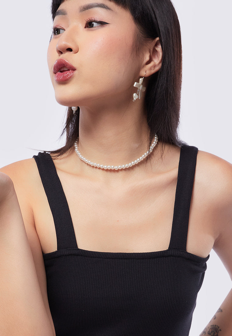 Square Neck Rib Tanktop