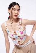 Printed Corset Top