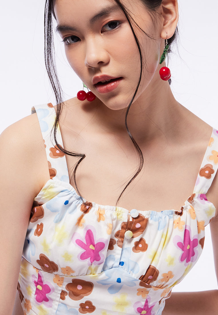 Printed Corset Top