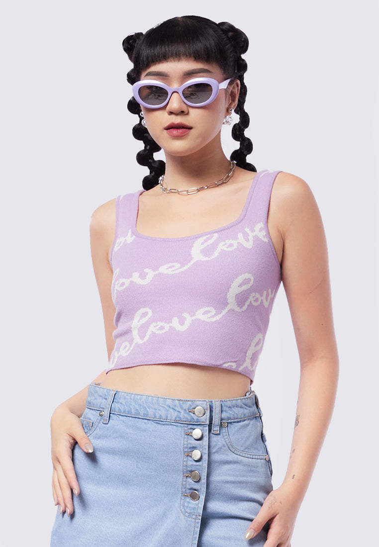 Printed Knit Tanktop
