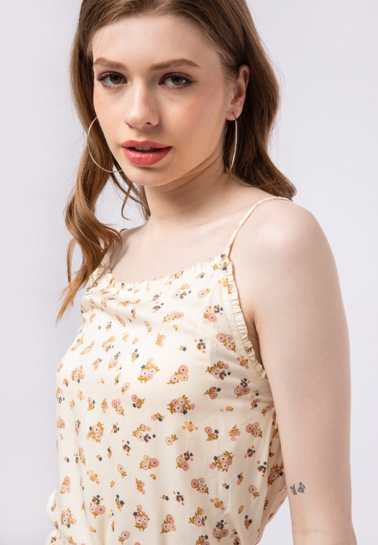 Floral Print Tank Top