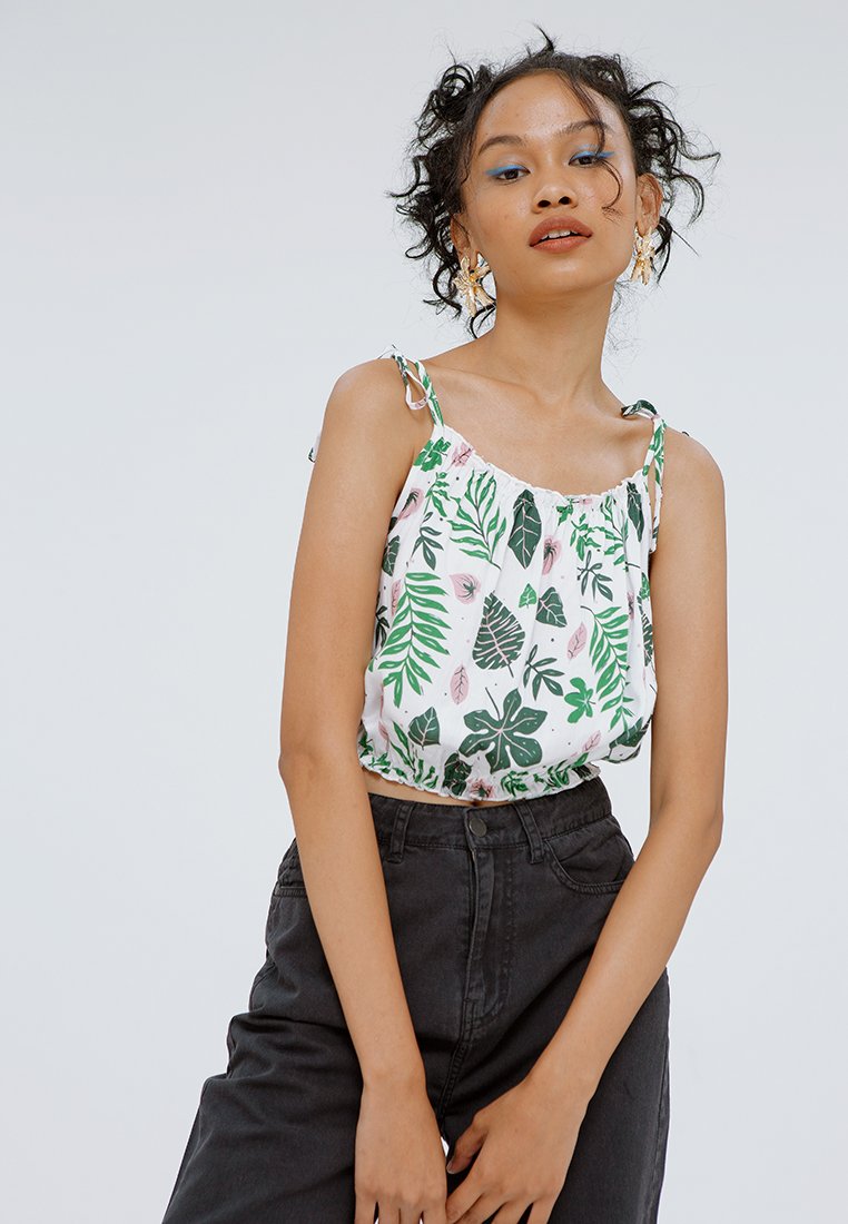 Crop Strappy Tank Top