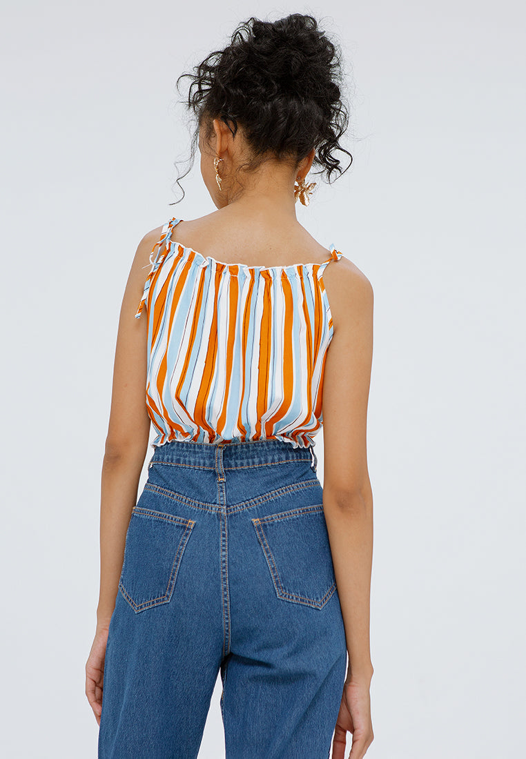Crop Strappy Tank Top