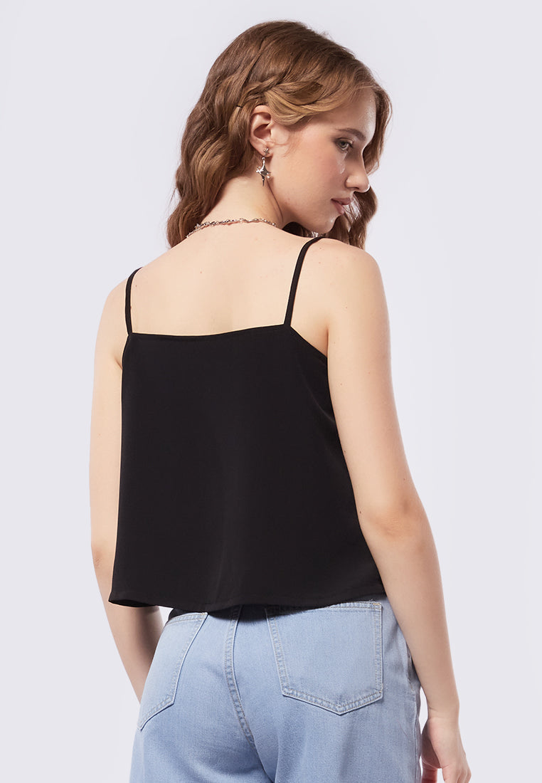 Crop Camisole with Adjustable Strap