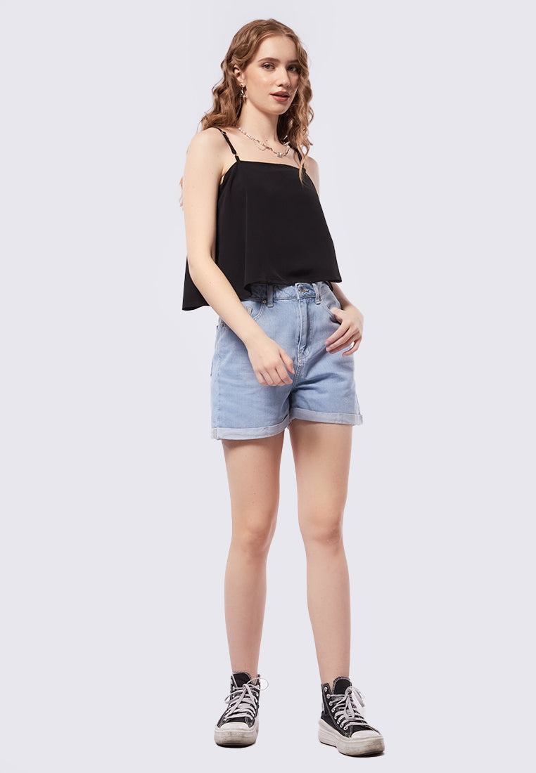 Crop Camisole with Adjustable Strap