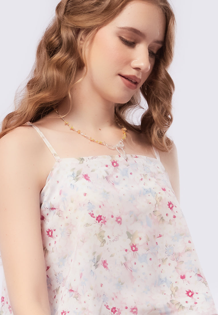 Crop Camisole with Adjustable Strap
