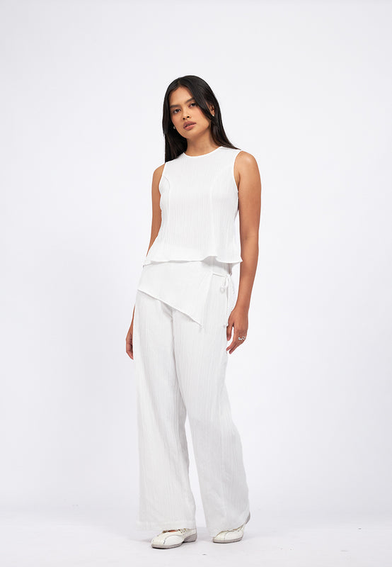 Textured Sleeveless Top