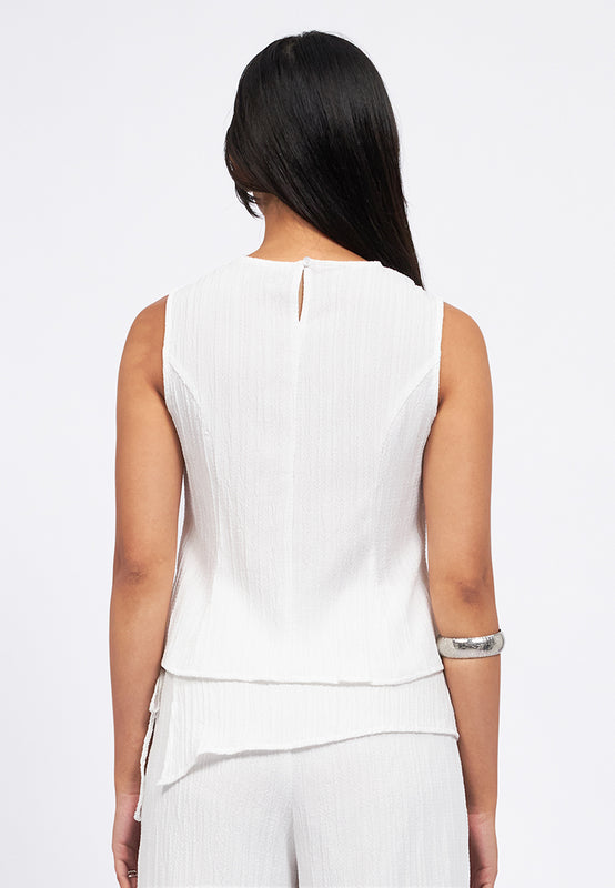 Textured Sleeveless Top